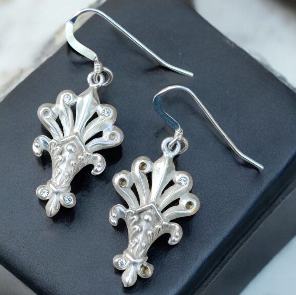 Antique sterling earrings